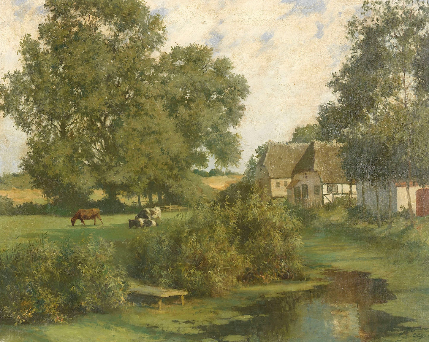 Northern German Landscape Art Print