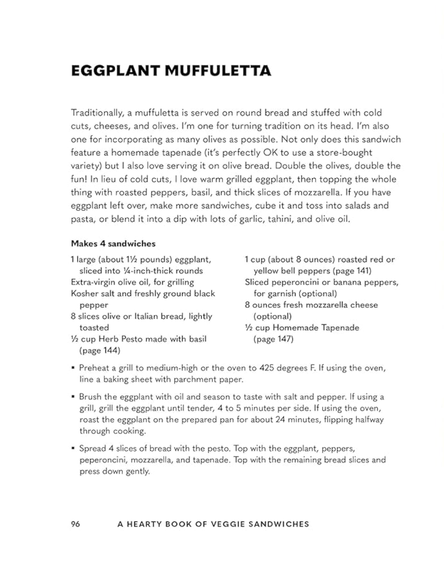 A Hearty Book of Veggie Sandwiches: Vegan & Vegetarian