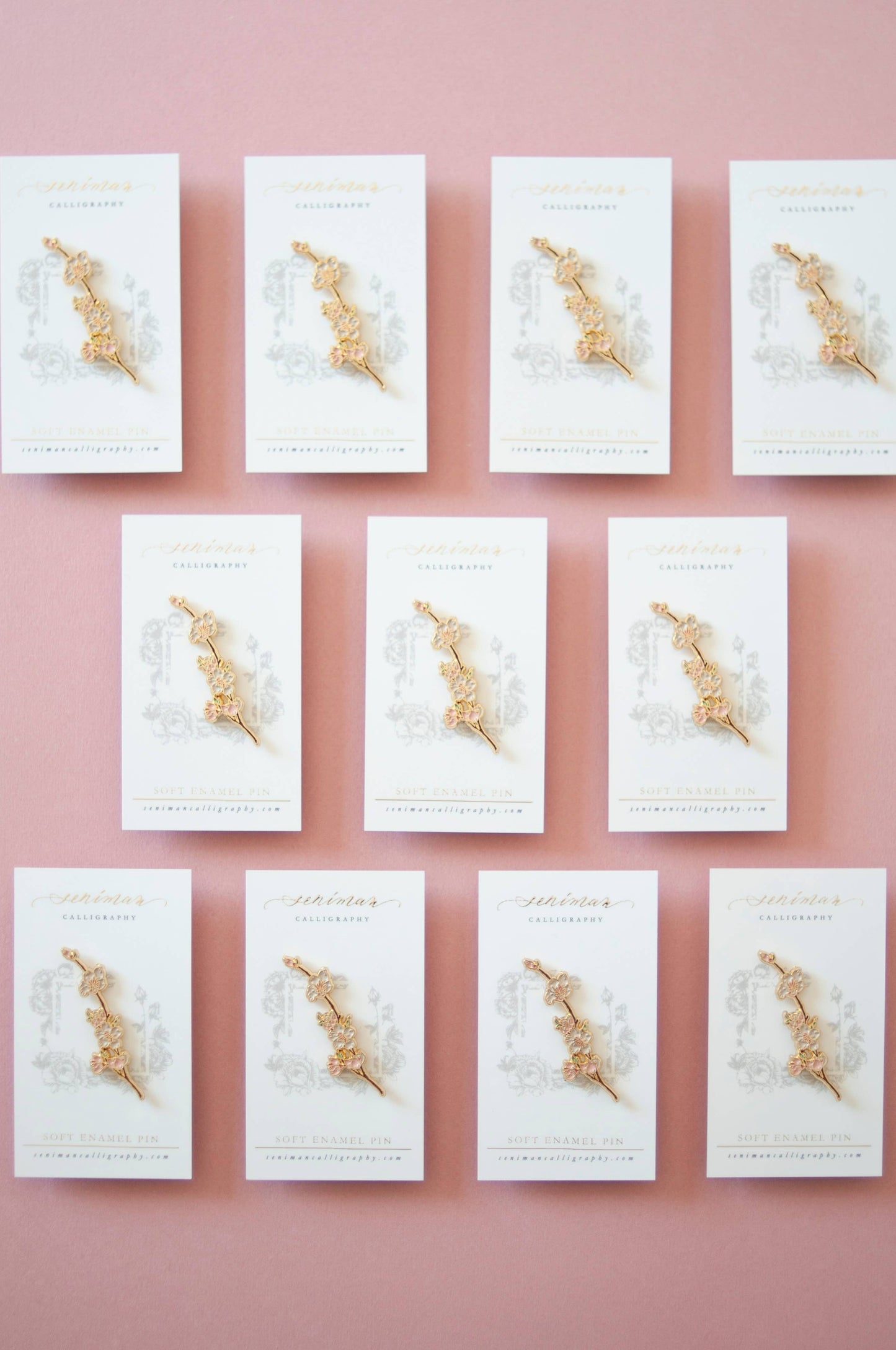 Cherry Blossom Enamel Pin