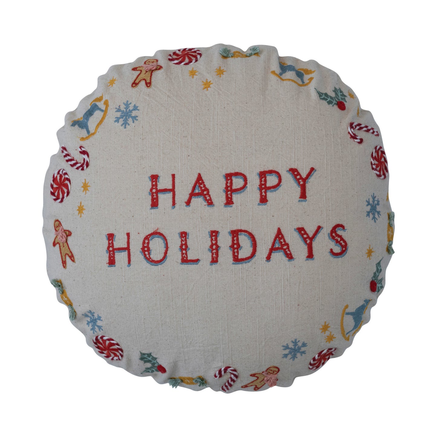 Happy Holidays Pillow