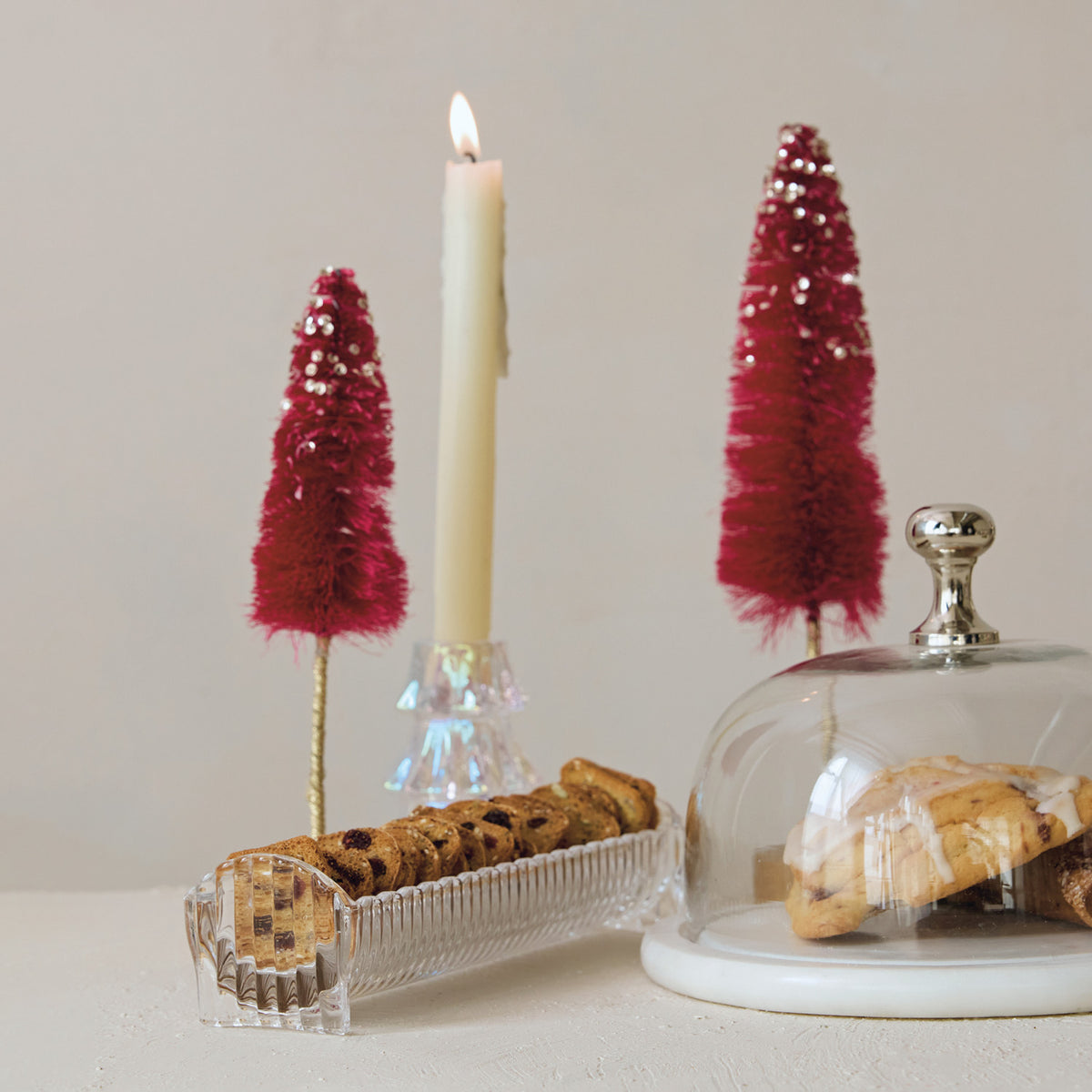 Glass Cracker Dish