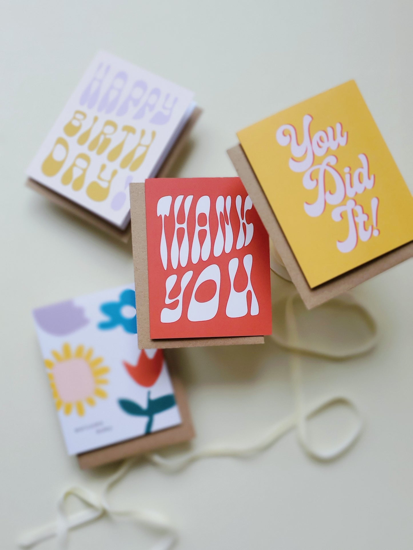 Groovy Thank You Card