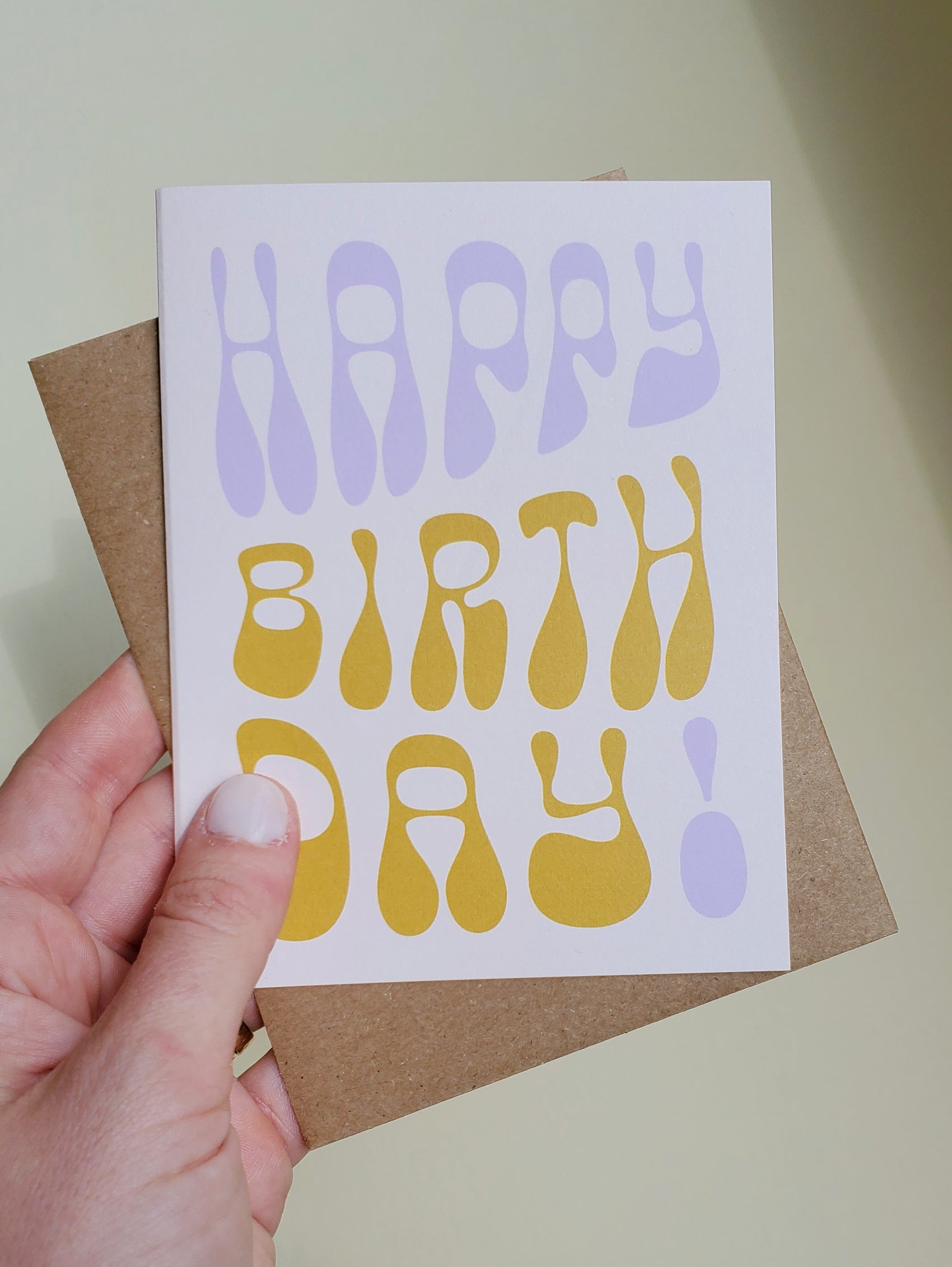 Groovy Birthday Card