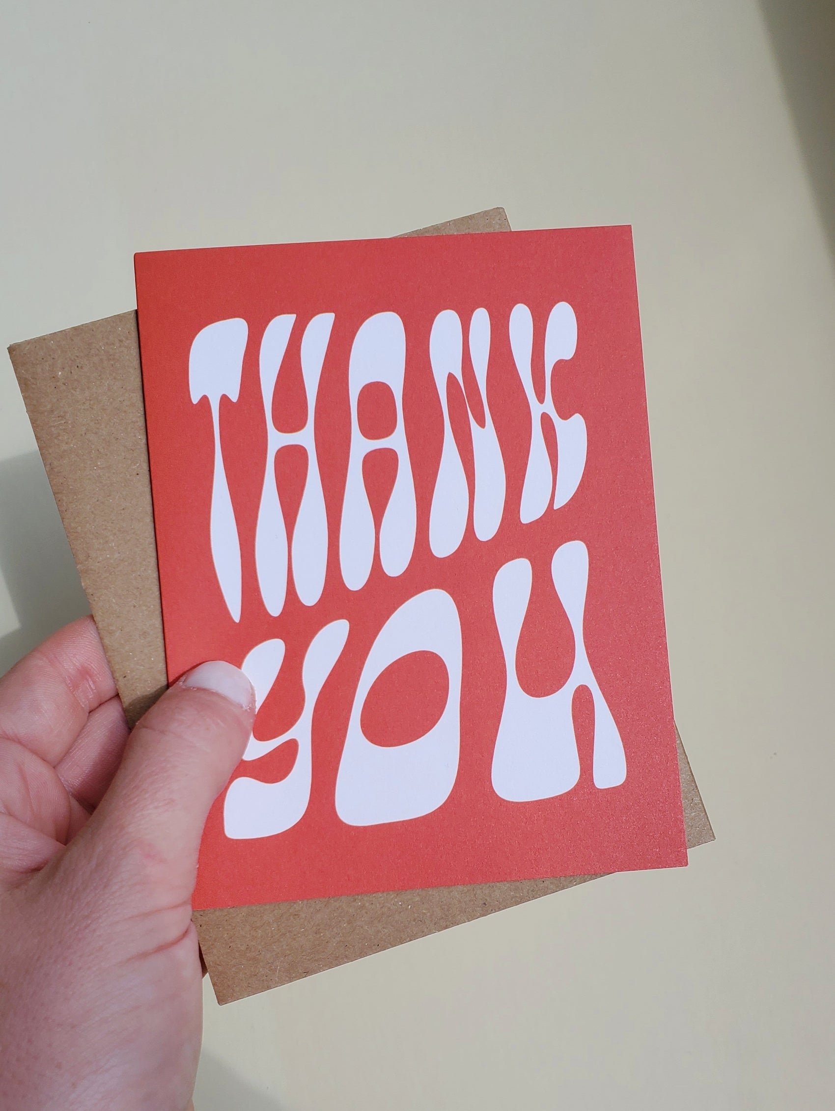 Groovy Thank You Card