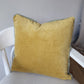Groovy Cotton Punch Needle Pillow - Sea Glass and Gold