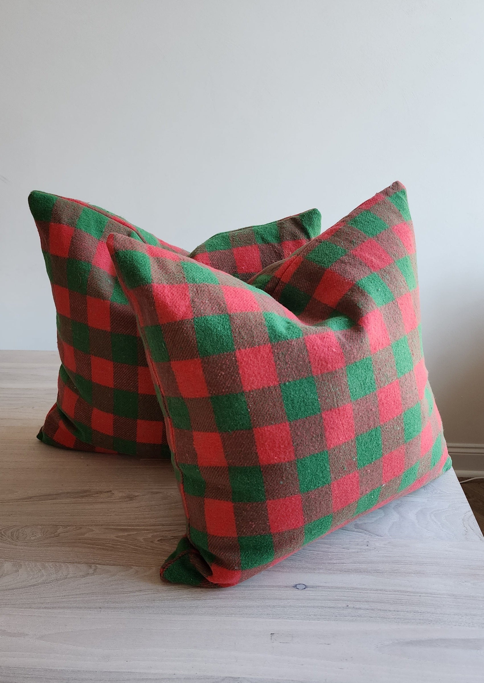 Christmas Buffalo Check Throw Pillow