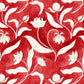Tangled Tulips Wrapping Paper Sheets