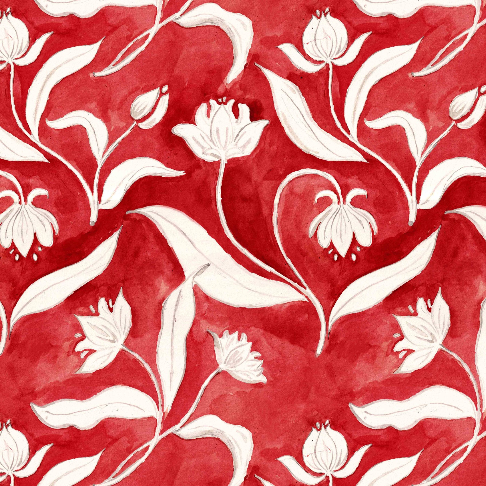 Tangled Tulips Wrapping Paper Sheets