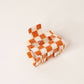 Checker Claw - Orange/White