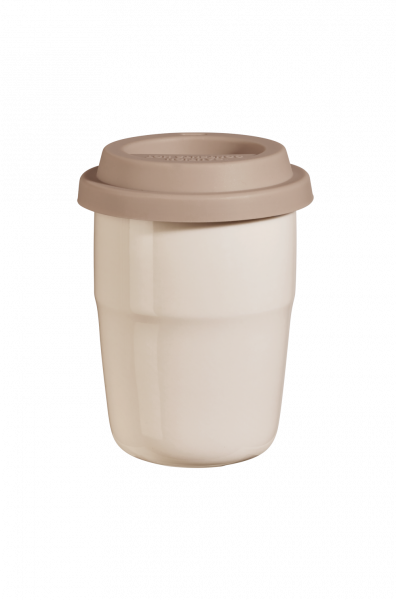 Porcelain Travel Mug--Biscuit Small