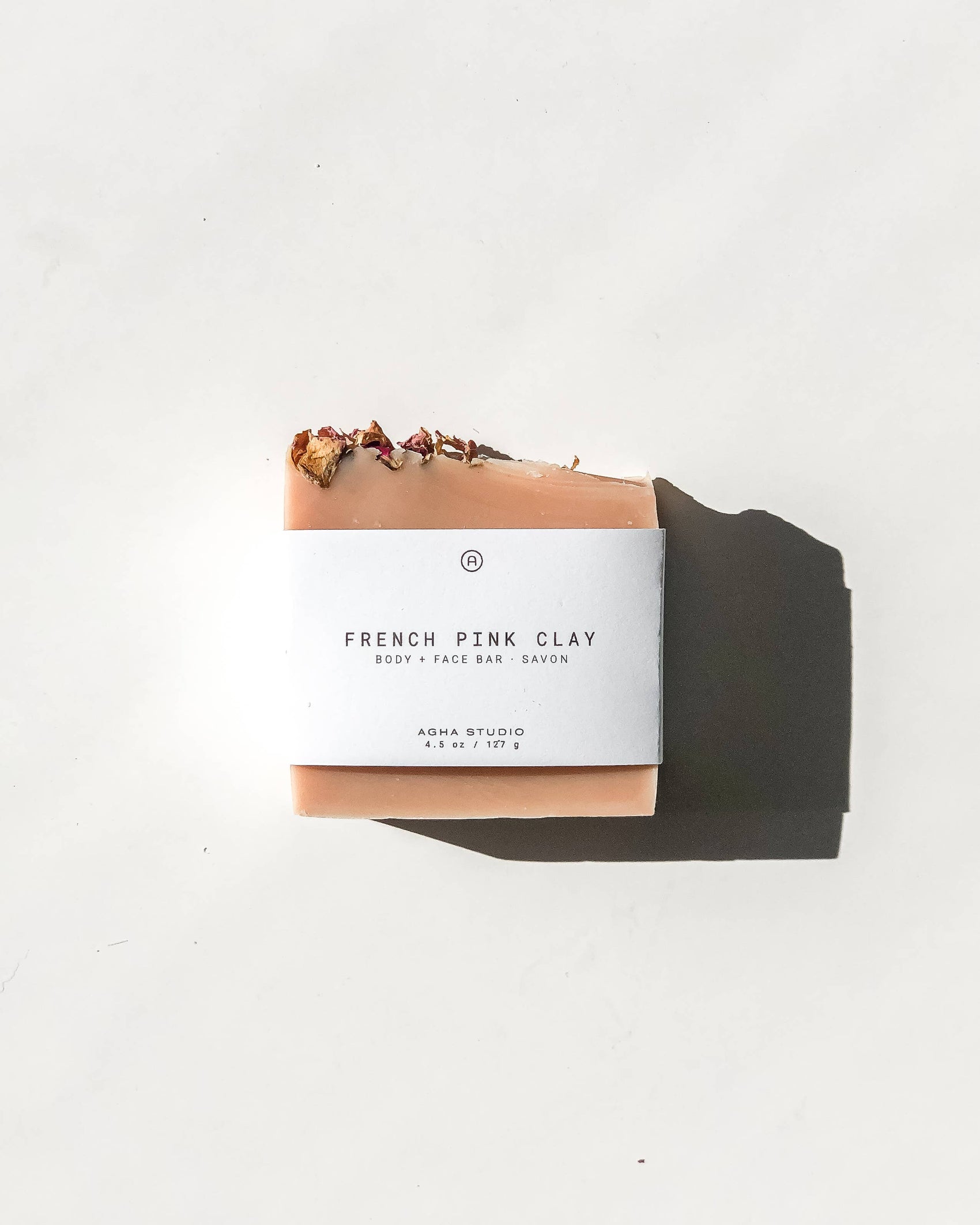 French Pink Clay Body + Face Bar