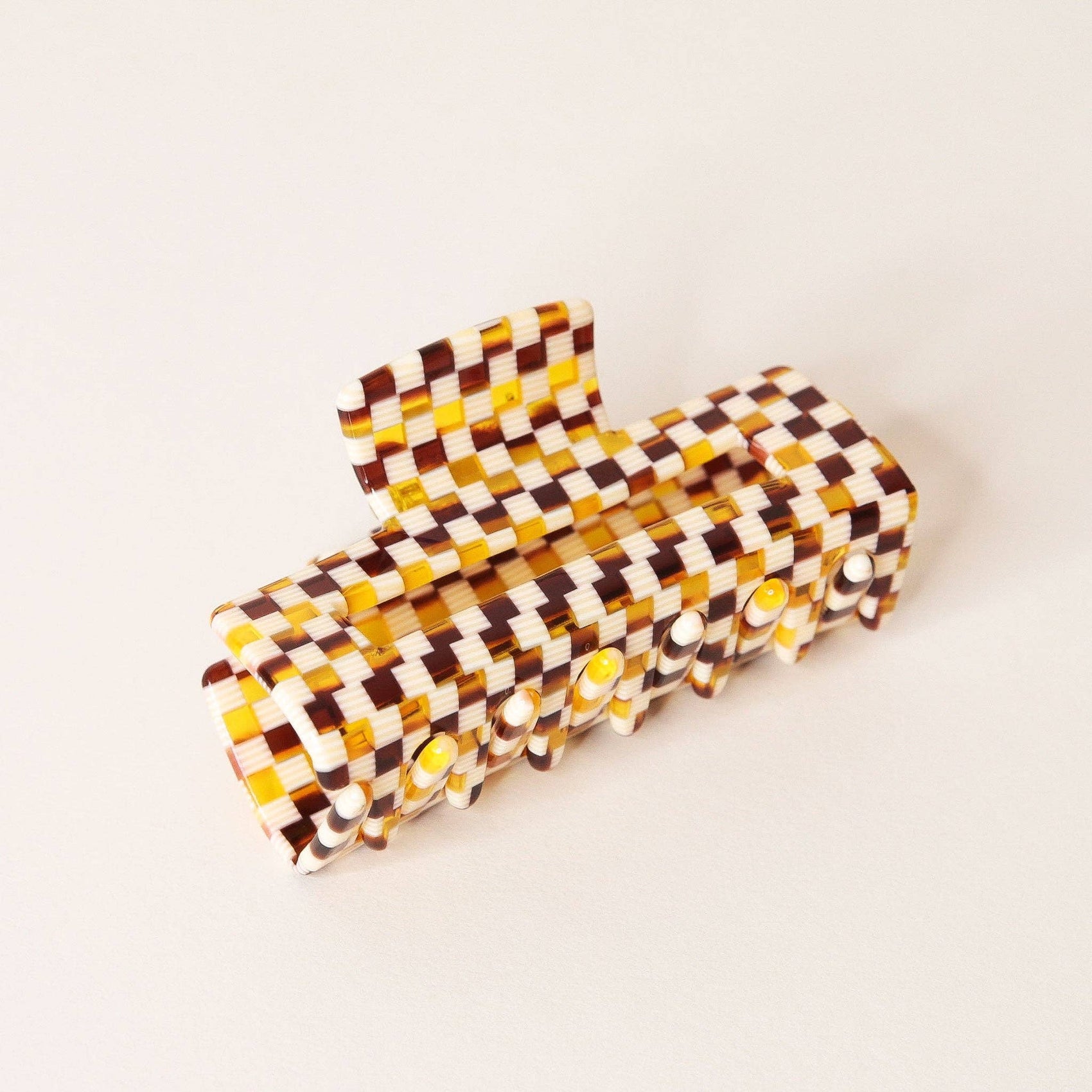 Checker Claw - Brown/White