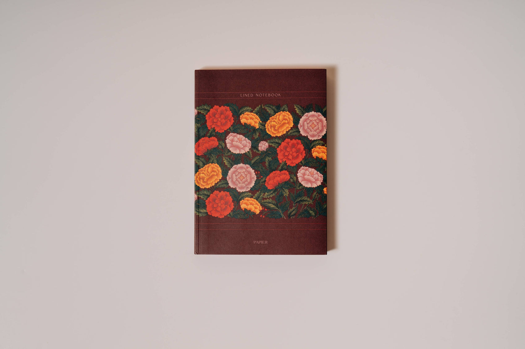 Floral Softcover Lined Notebook