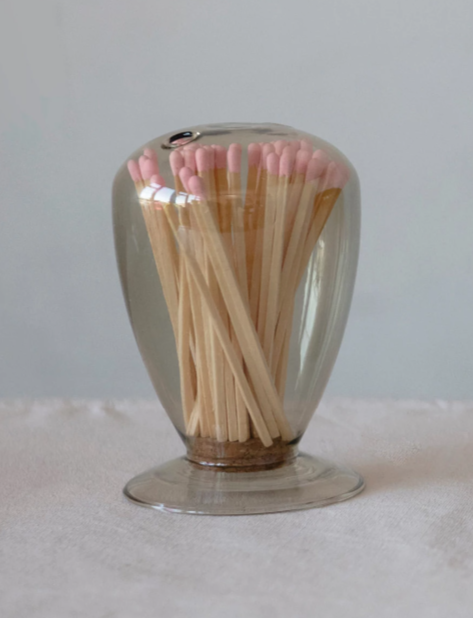 Desert Glass Match Holders - Four Colors