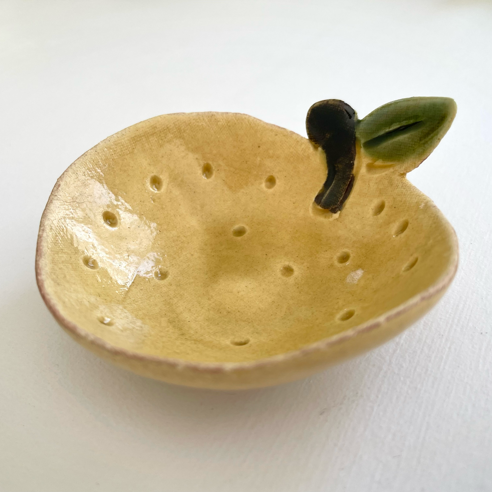 Handmade Ceramic Yuzu Dish