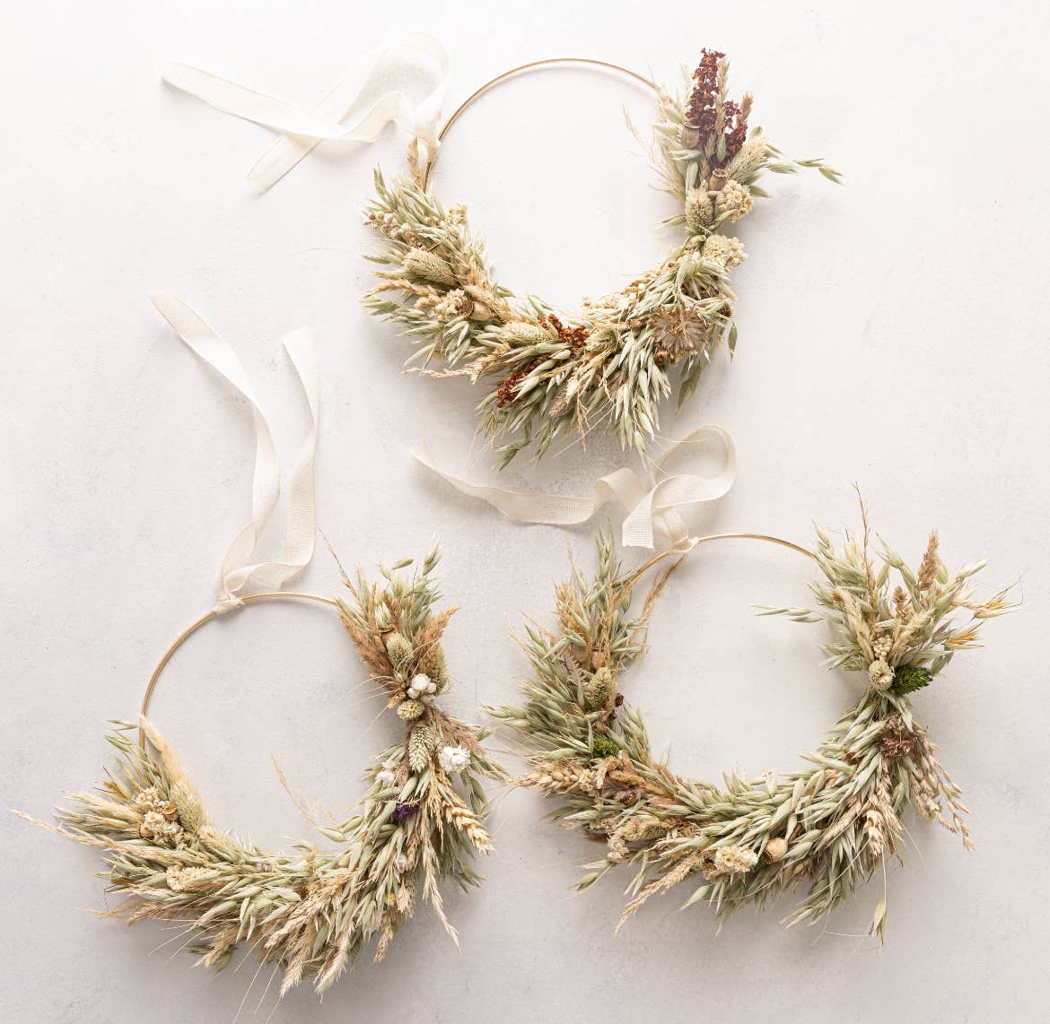 Dried Flower Wreath -- Small