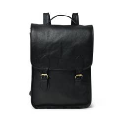 Penny Leather Backpack - Black