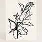 Flora Art Print in Noir