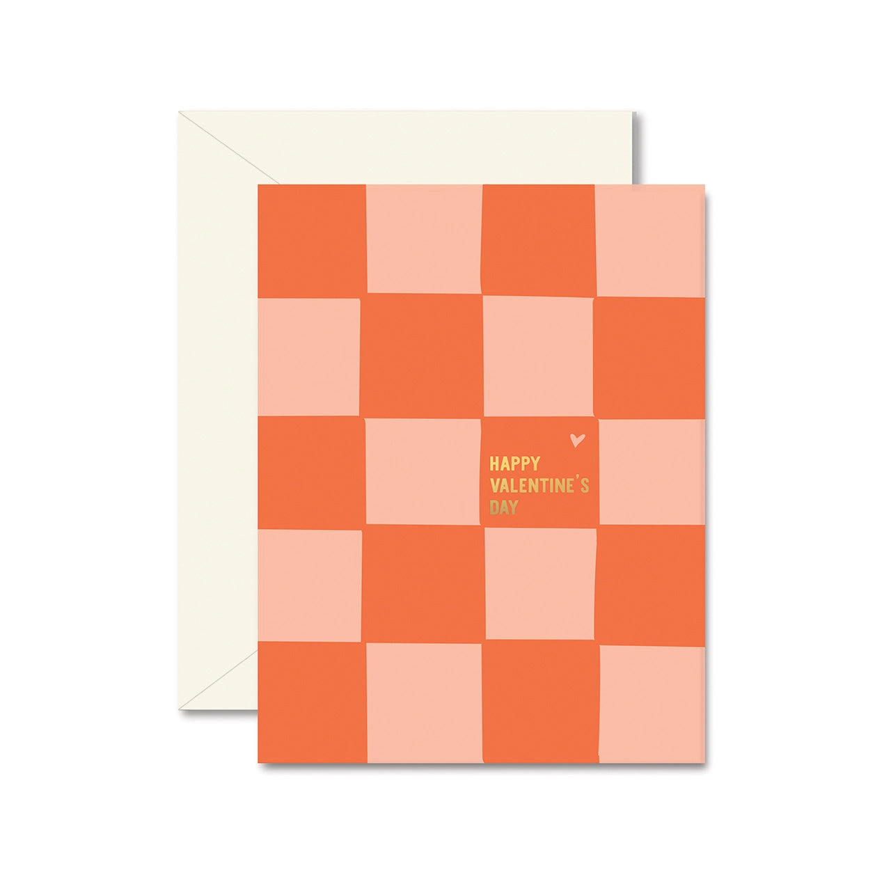 Checkered Valentine Card