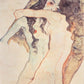 Two Women Embracing 1911 Egon Schiele Print
