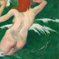 Woman Swimming Fine Art Print