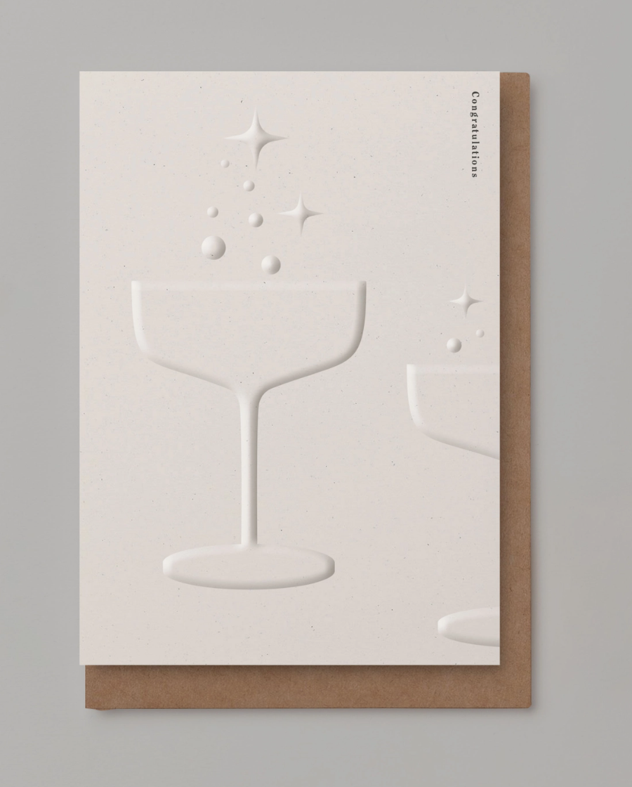 Congrats Embossed Card